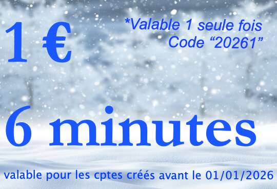 6 min for 1  (accident promo by Jessica)